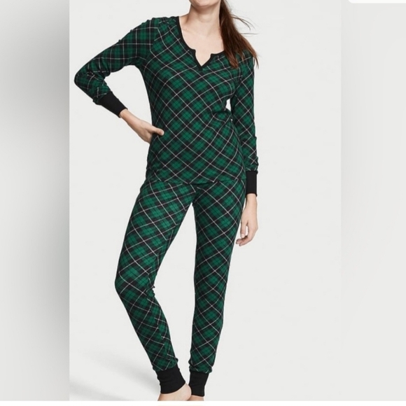 Victoria's Secret Other - XL OR XXL VICTORIA'S SECRET Plaid PJ Thermal Pajama Coordinated Set